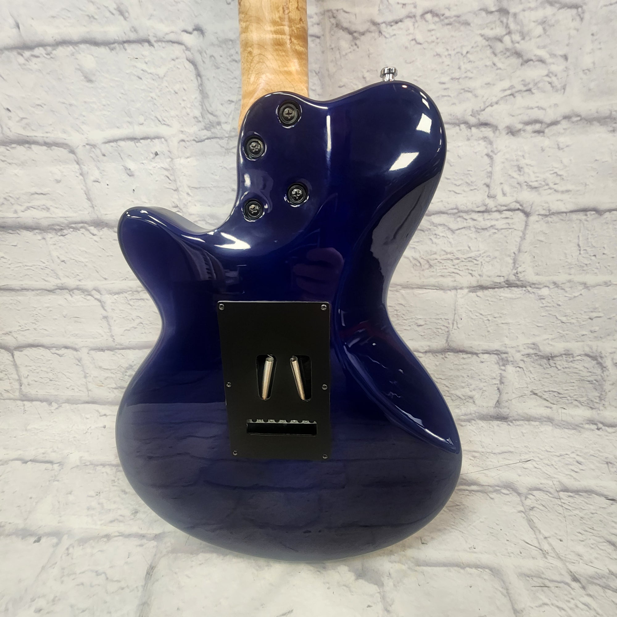 Godin SD24 Trans Blue Flame Top Electric Guitar Made in Canada w/ Deluxe Godin Bag