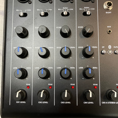 Harbinger M200-BT 4 Channel Mixer with Bluetooth and Carry Bag
