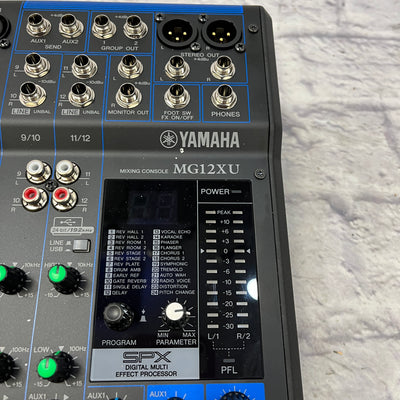 Yamaha MG12XU 12 Channel Mixer
