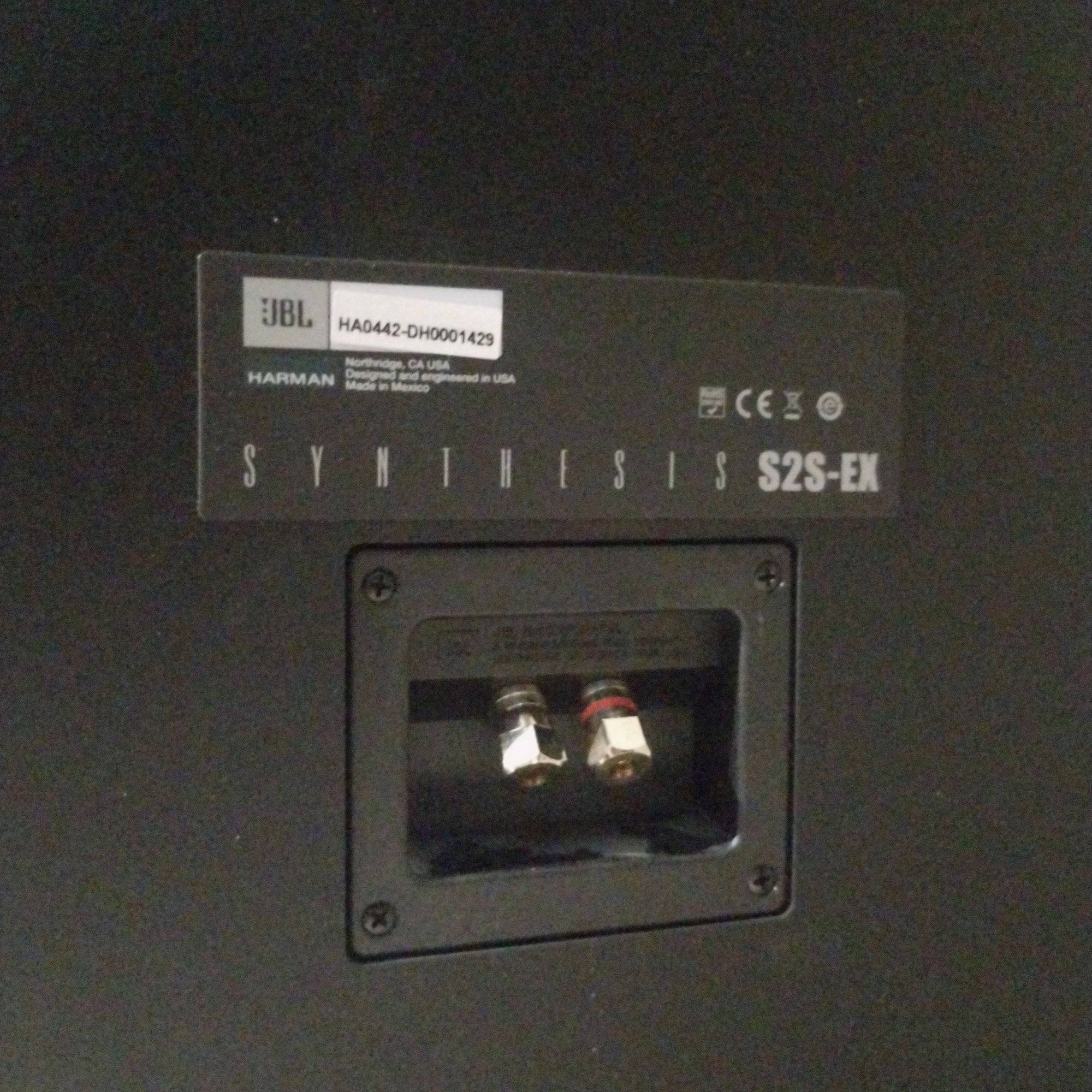 JBL S2S-Ex "Passive Speaker/ Sub"
