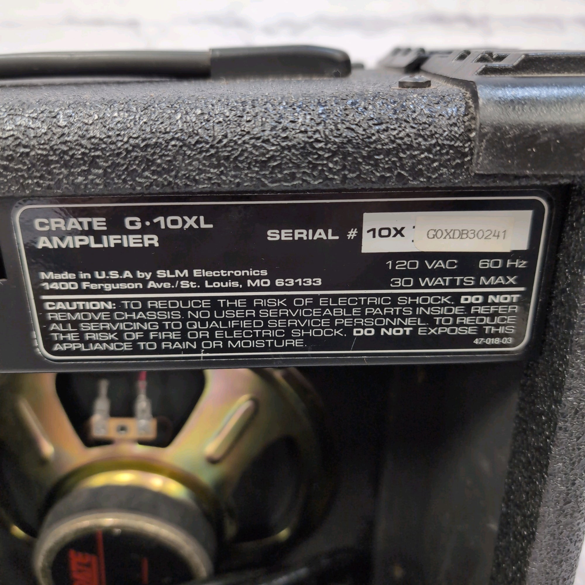 Crate G10XL Guitar Combo Amp