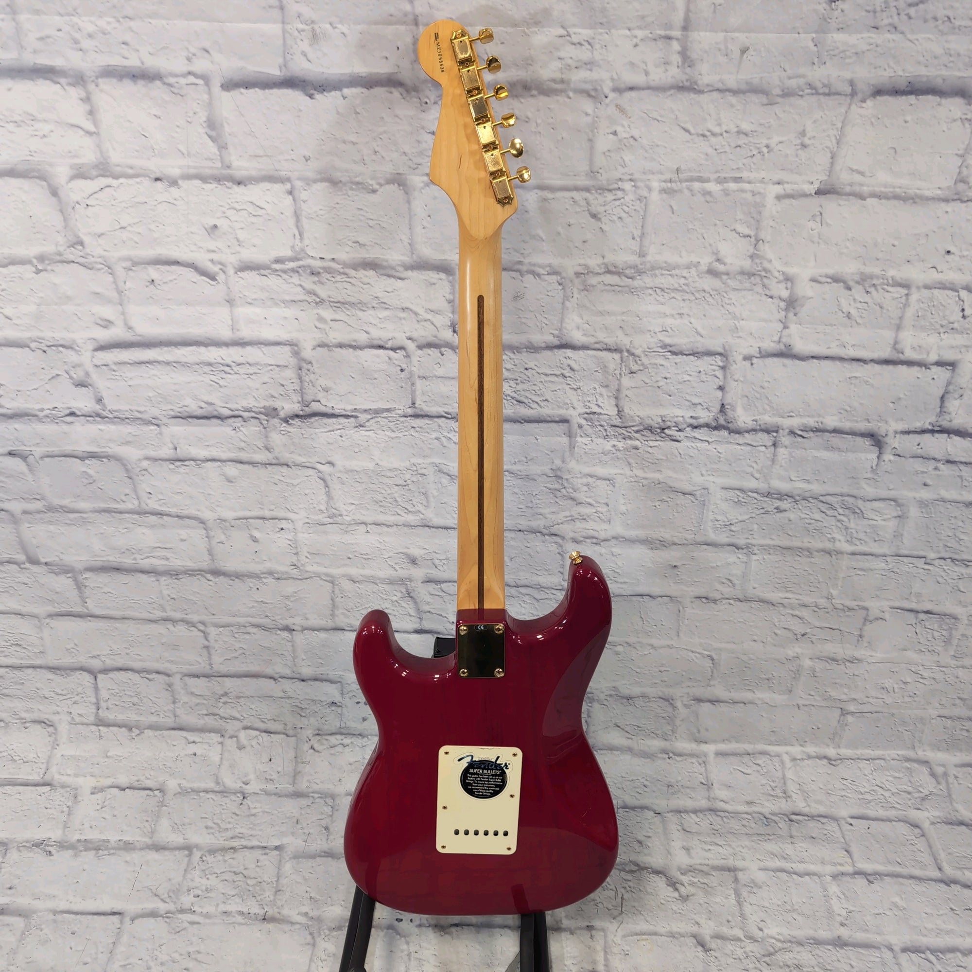 Fender Stratocaster Deluxe Player MIM 2003 - Crimson Red Gold Plated