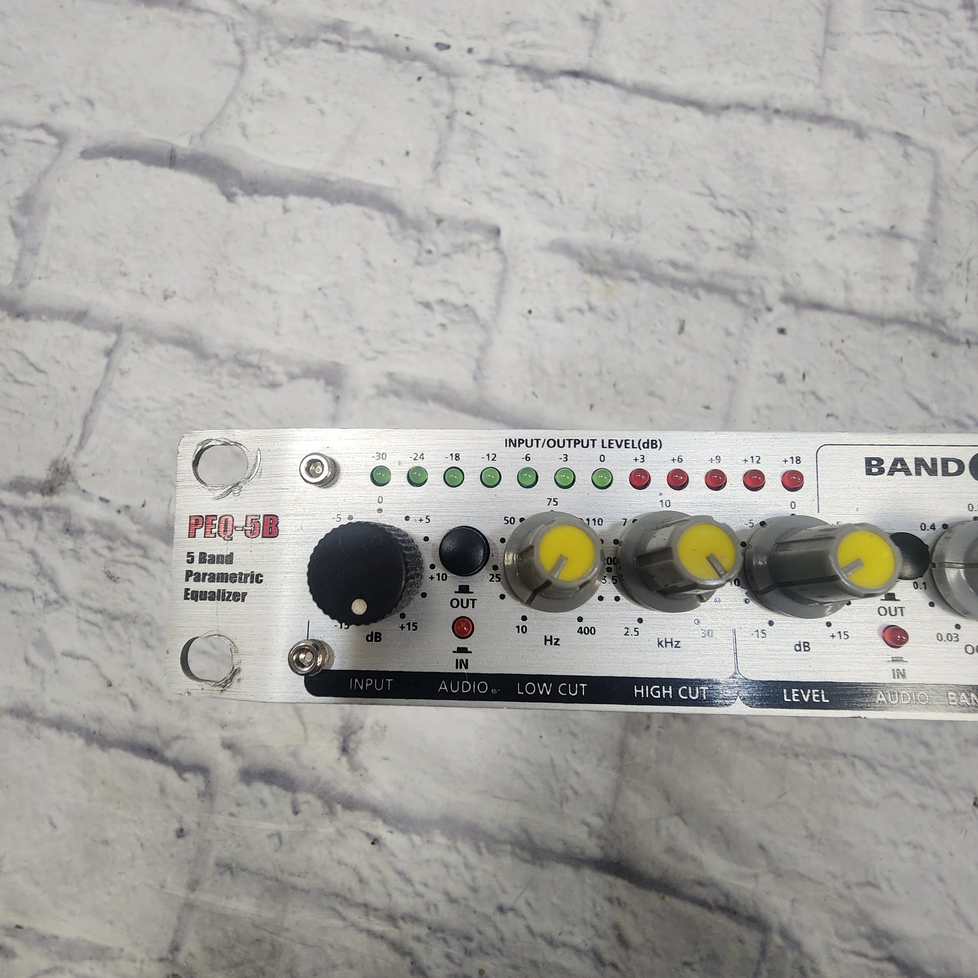 Nady PEQ-5B Rack 5 Band Parametric EQ