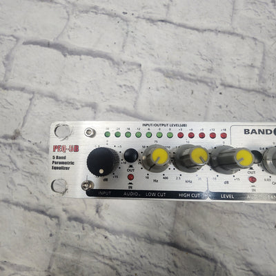 Nady PEQ-5B Rack 5 Band Parametric EQ