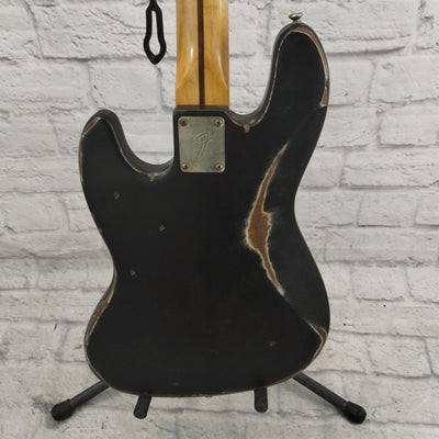 Unknown 70's "Fender" Jazz Bass Black W/ Case