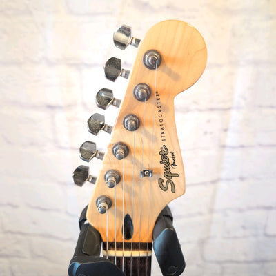 Squier Strat Gun Metal Blue Electric Guitar 60's Classic Vibe Body, Vintage Modified Neck, Hot Rails