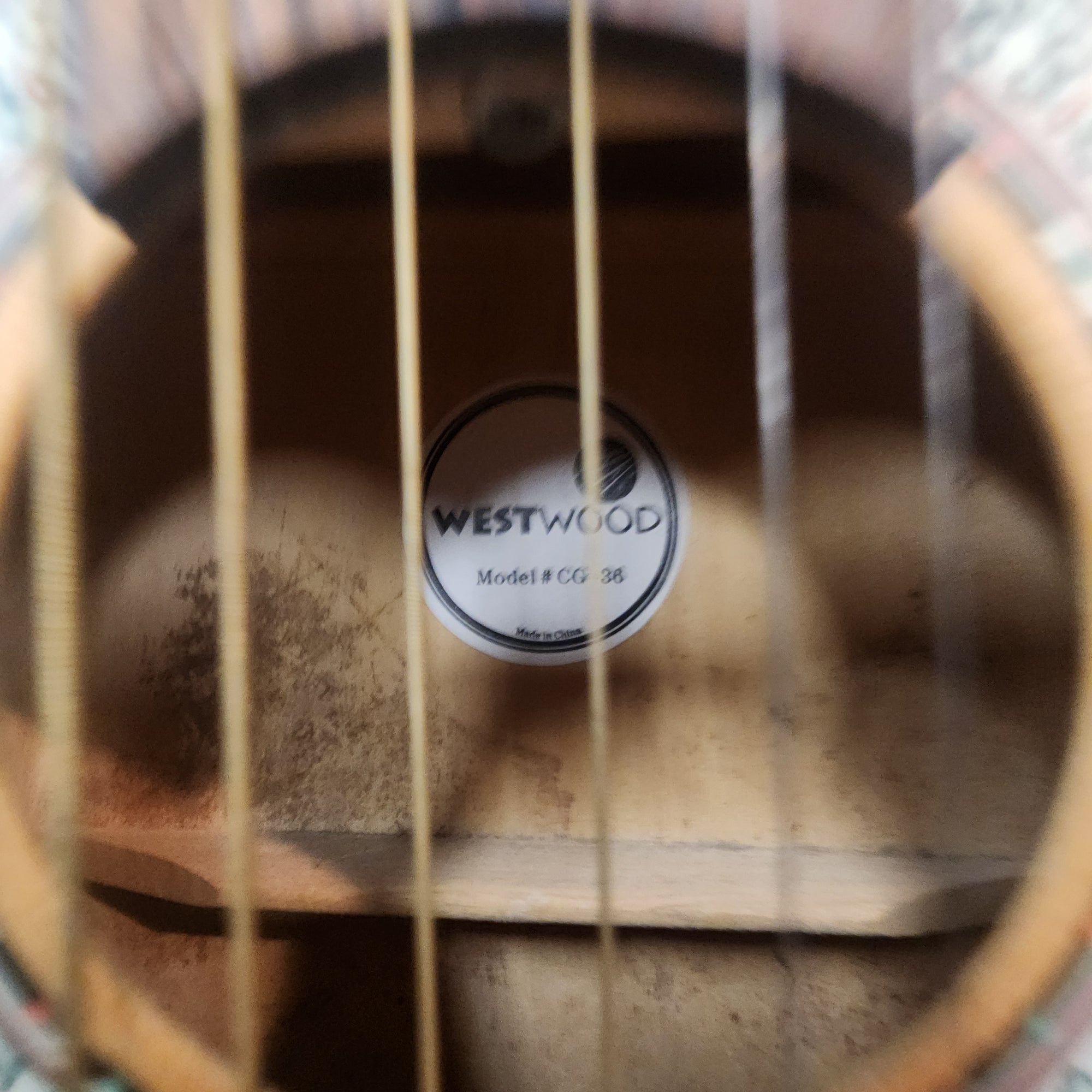 Westwood CG-36 3/4 Acoustic Guitar Bridge Lift