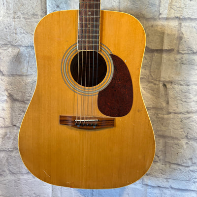 Burswood JW-41F Dreadnaught AS-IS Neck Heel Separation Acoustic Guitar