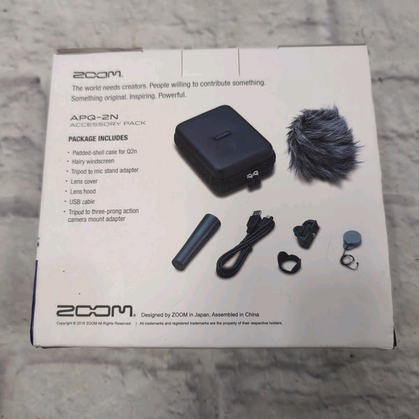 Zoom APQ-2N Accessory Pack for Q2n Handy Video Recorder - Evolution Music