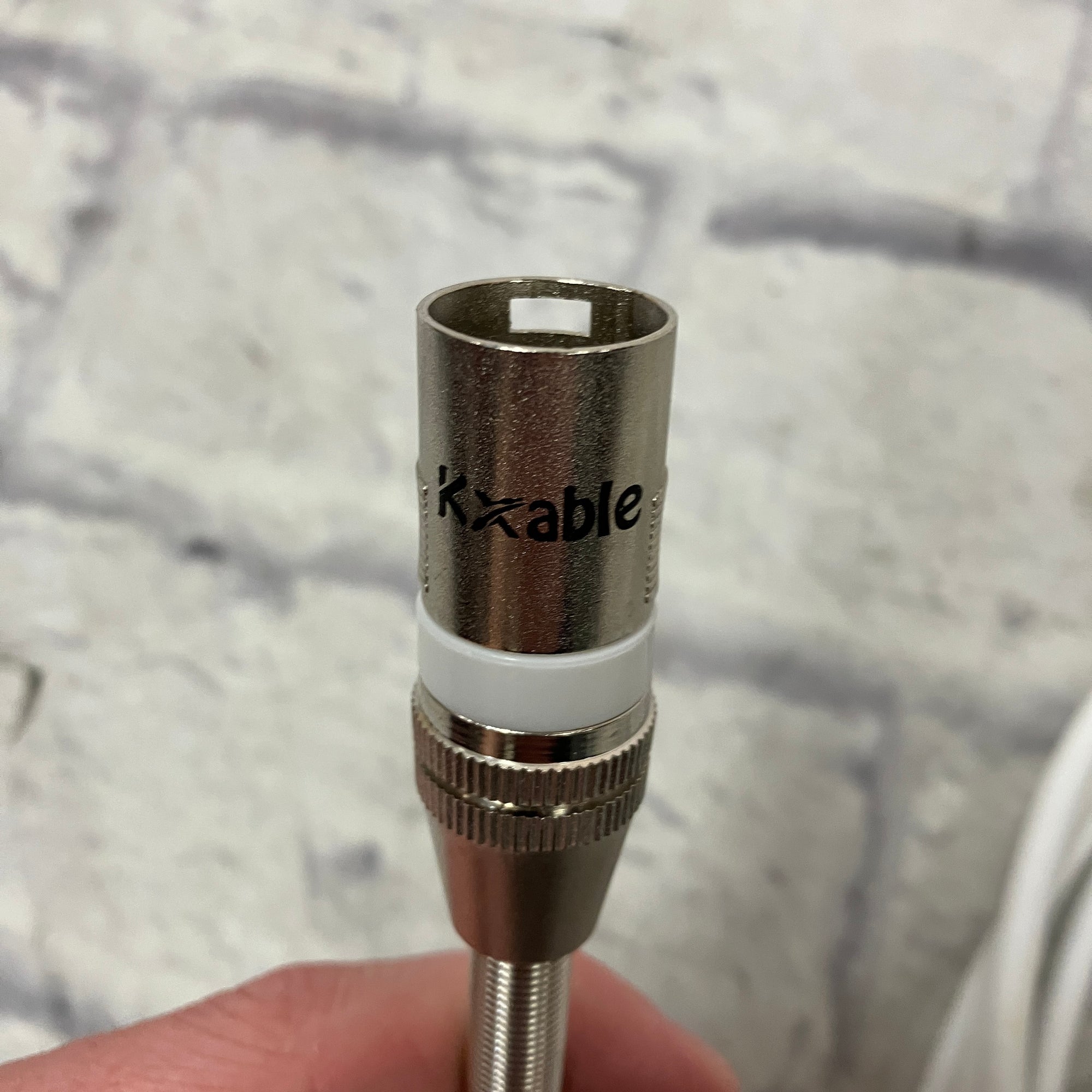 KXABLE 20' White XLR Microphone Cable