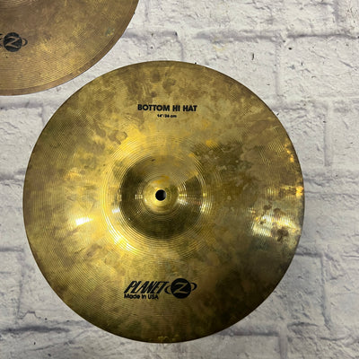Zildjian 14 Planet Z Hi Hat Cymbal Pair