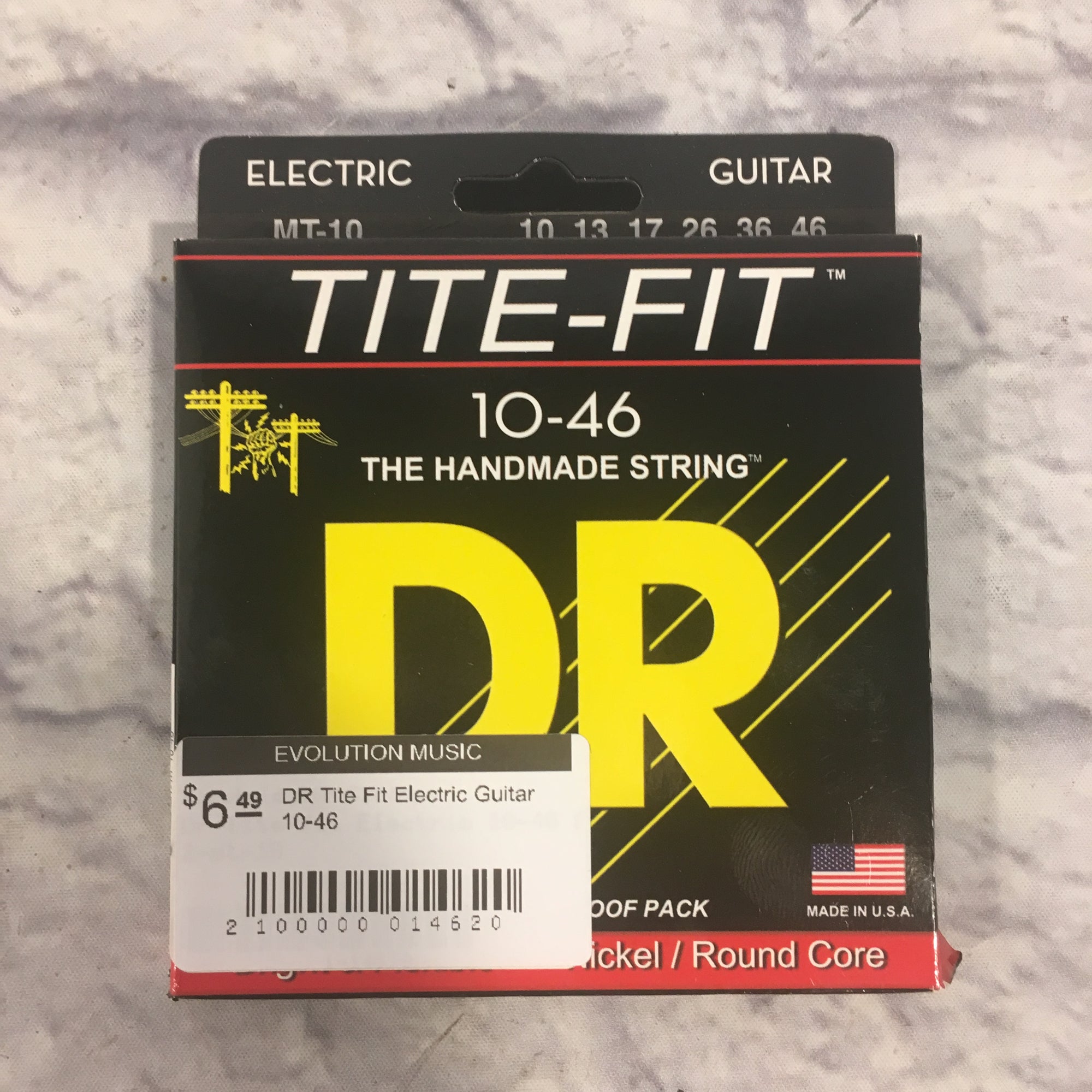 DR Tite Fit Nickel Electric Guitar Strings 10-46