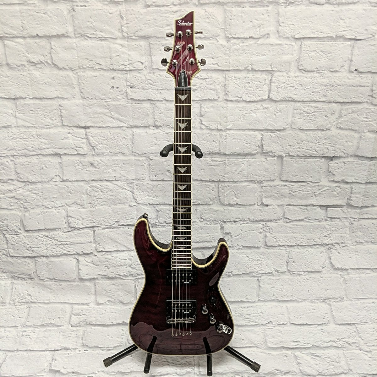 Schecter Omen Extreme 6 Electric Guitar- Black Cherry