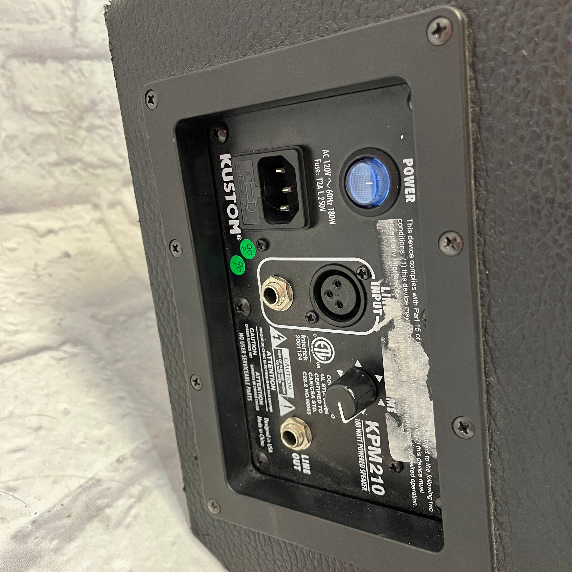 Kustom KPM210 100 Watt 2x10 Powered Monitor