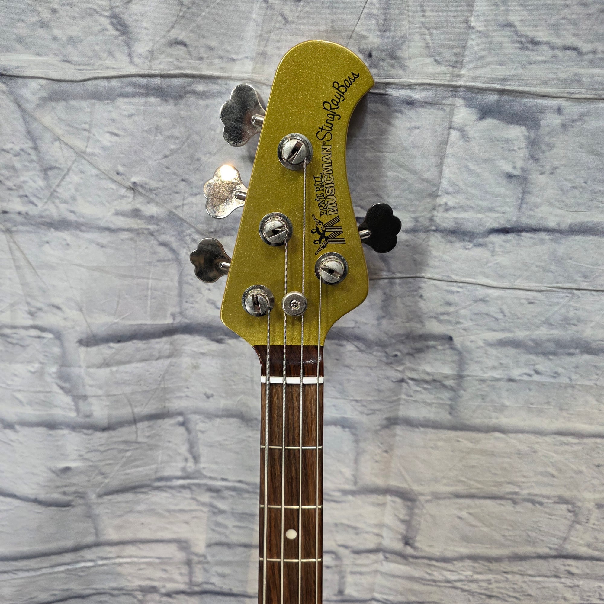 Ernie Ball Music Man Classic Stringray Gold Electric Bass 4 String Bass Guitar
