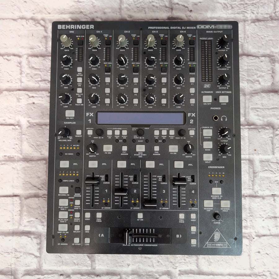 Behringer DDM4000 Professional 4-Channel Digital DJ Mixer with Sampler