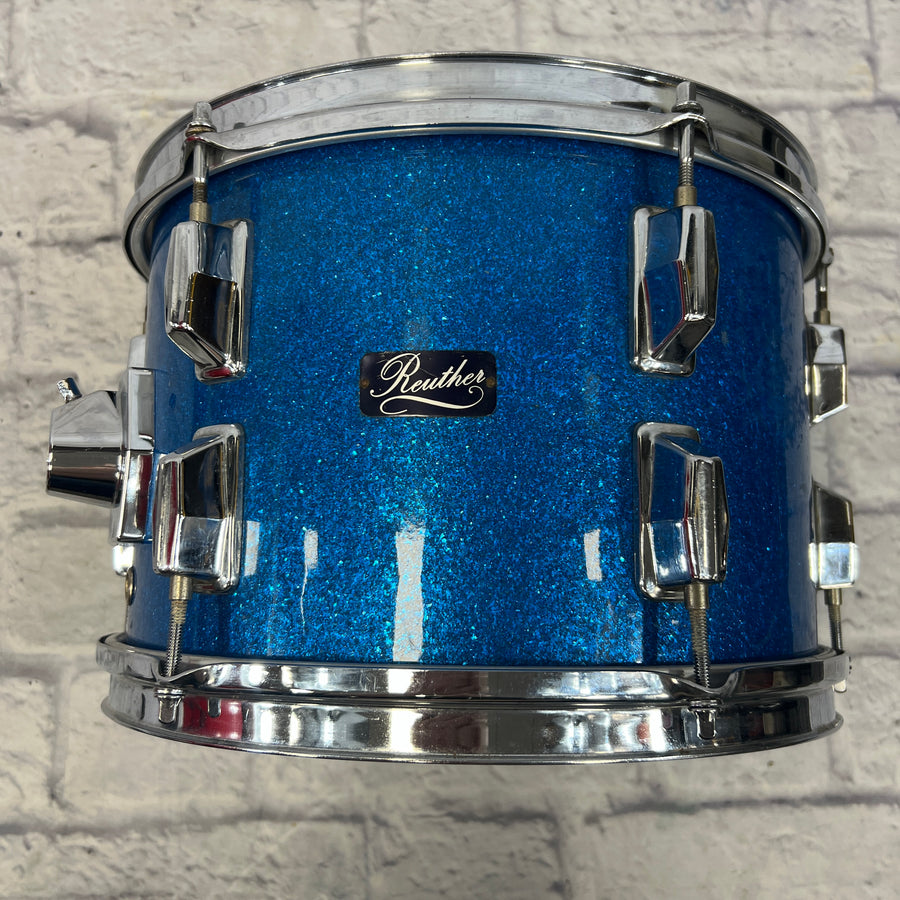 Reuther 12 Rack Tom Blue Sparkle
