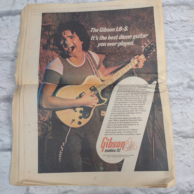 Vintage Rolling Stone Magazine - No 155 February 28 1974 - Fear and Loathing Super Bowl Hunter S. Thompson Cover