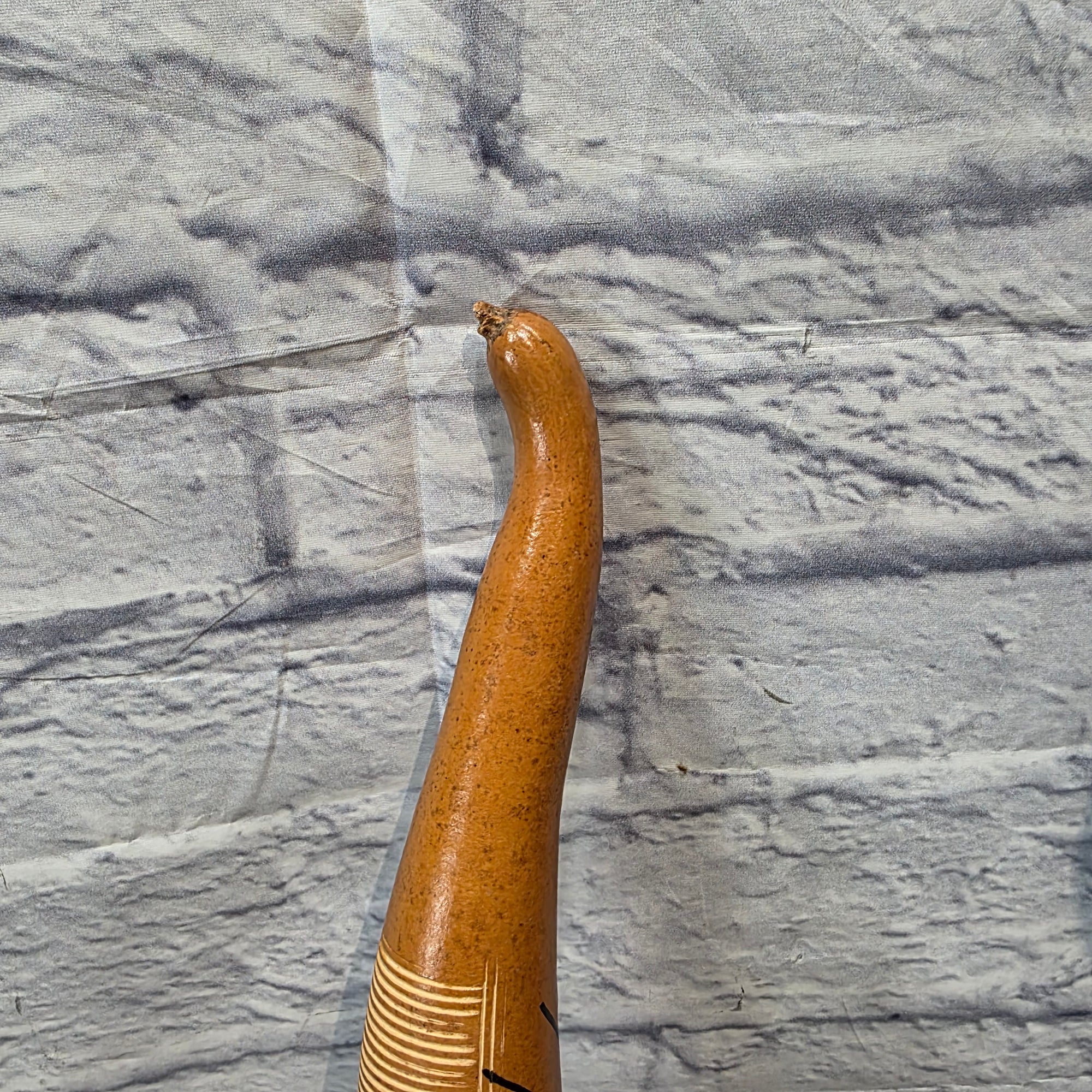 Unknown Dried Gourd Guiro Drum Stand