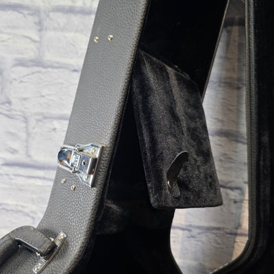 Warwick Rockcase Standard Line Hollow Body Guitar Case Black Tolex Hard Case