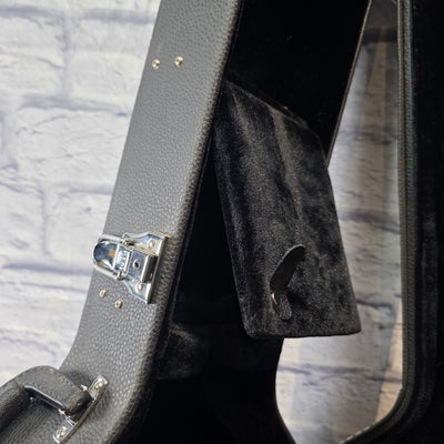 Warwick Rockcase Standard Line Hollow Body Guitar Case Black Tolex Hard Case