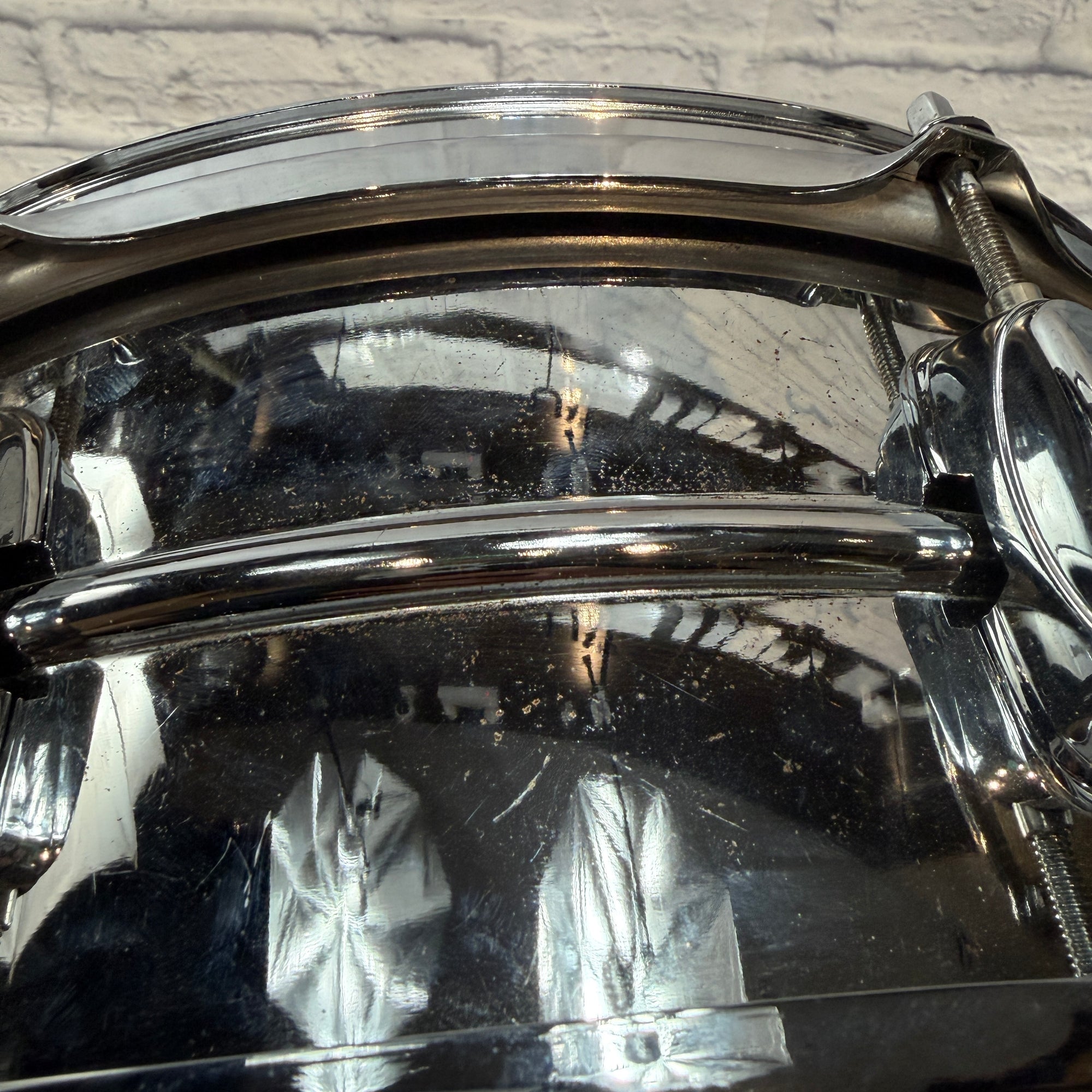 Tama Rockstar Snare Chrome Over Steel