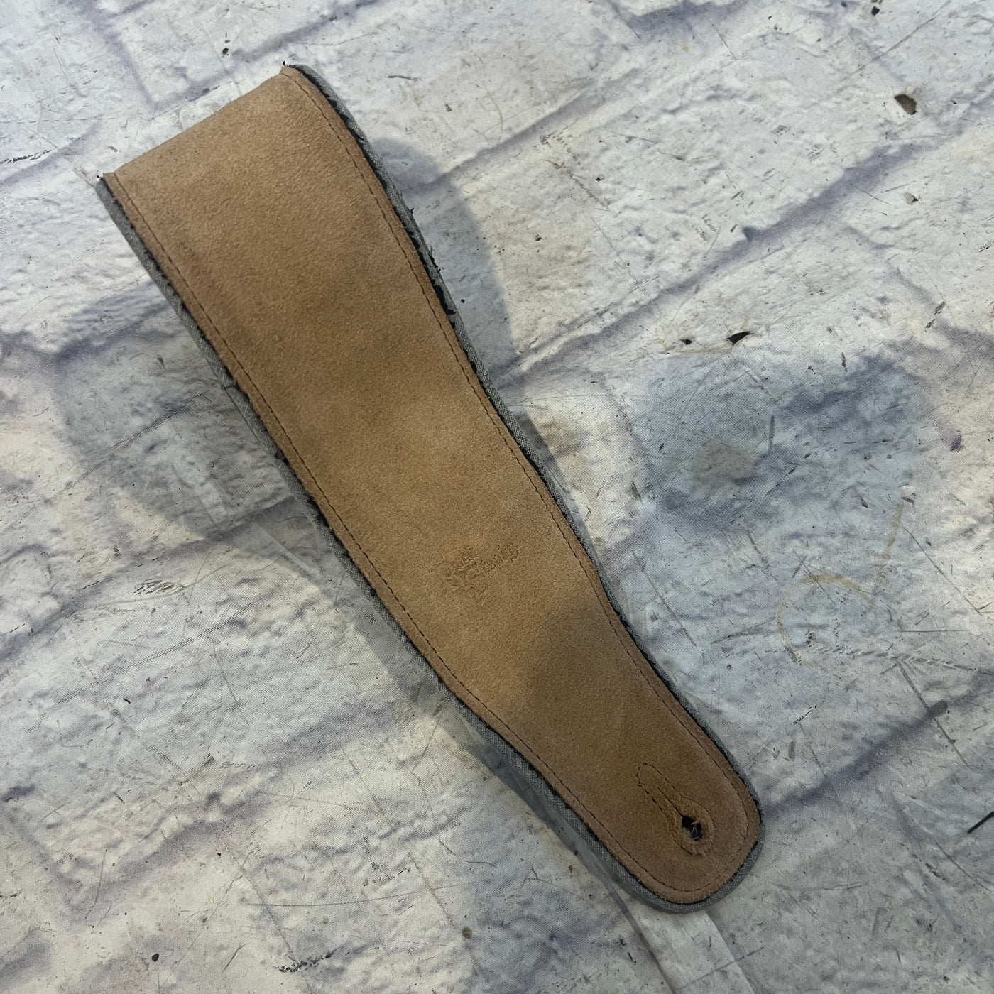 Rock Steady Tan Suede Guitar Strap