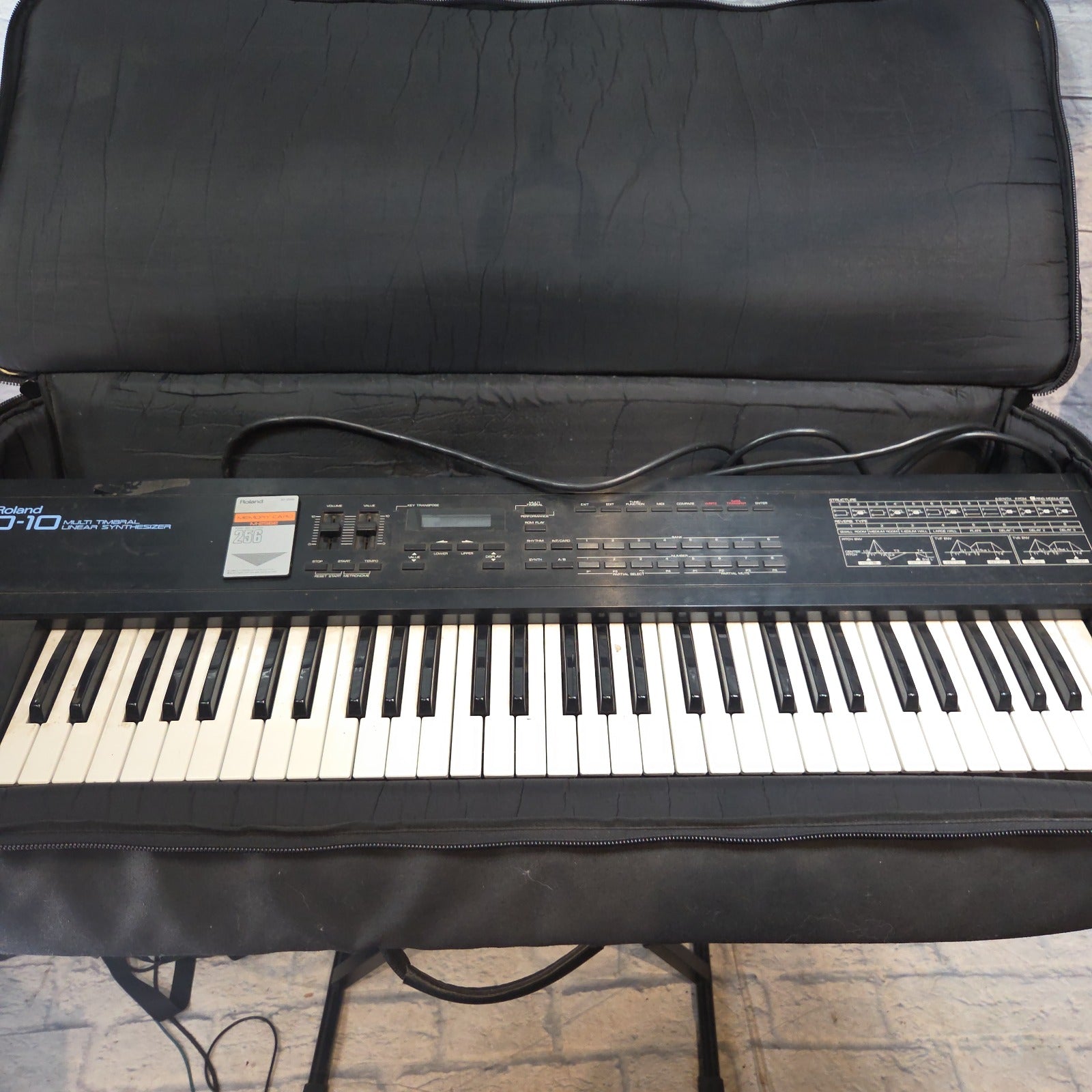 Roland D-10 Multi Timbral Linear Synthesizer  Digital Piano