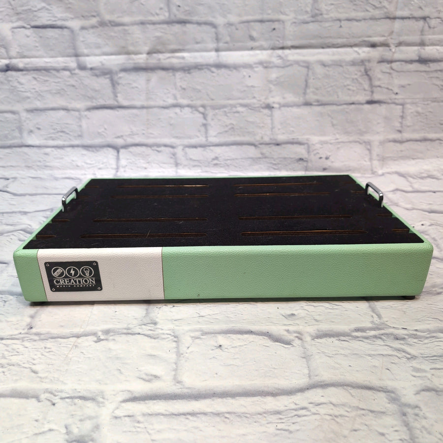 Creation Music Company Pedal Board 24" x 16" - Seafoam Green Pedal Board