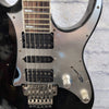 Ibanez RG350EX Black / Silver Solid Body with Locking Tremolo