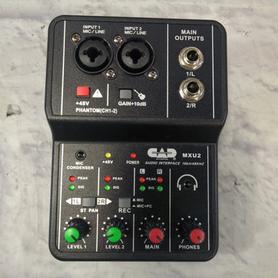 CAD MXU2 USb Recording Interface