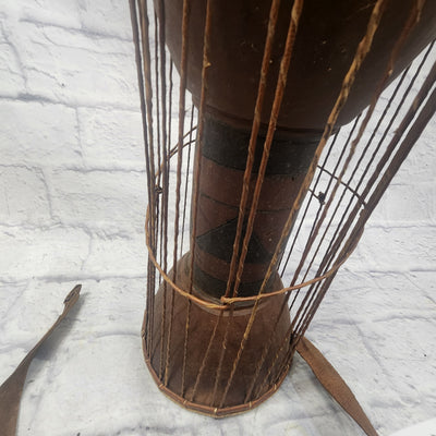 Unknown Hand Drum with Leather Strap