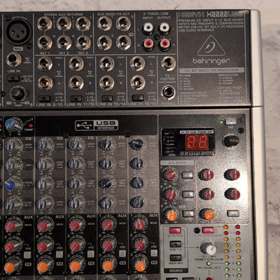 Behringer Xenyx X2222USB 22-Input Mixer with USB Interface
