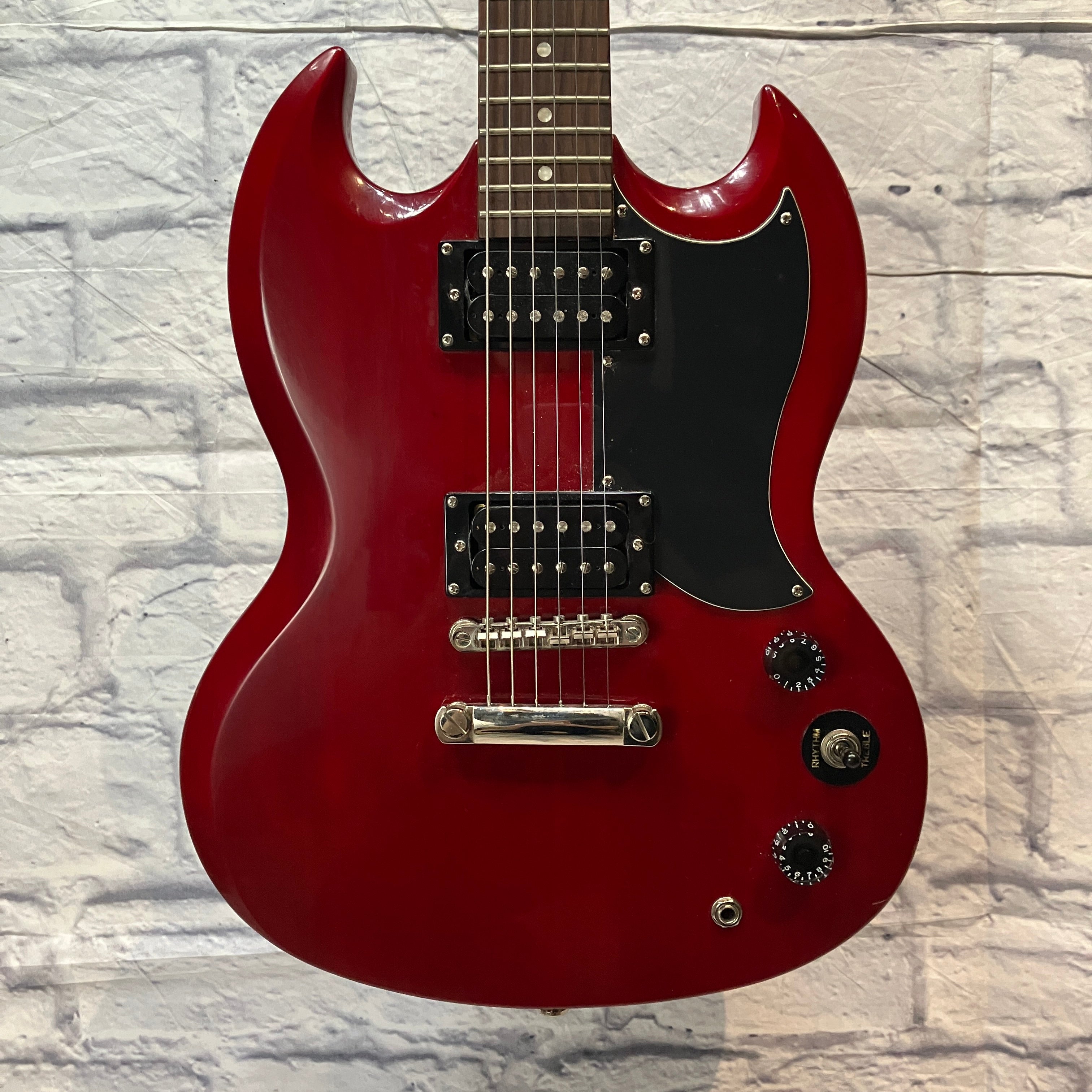Epiphone SG Classic P-90s Electric Guitar - Worn Cherry