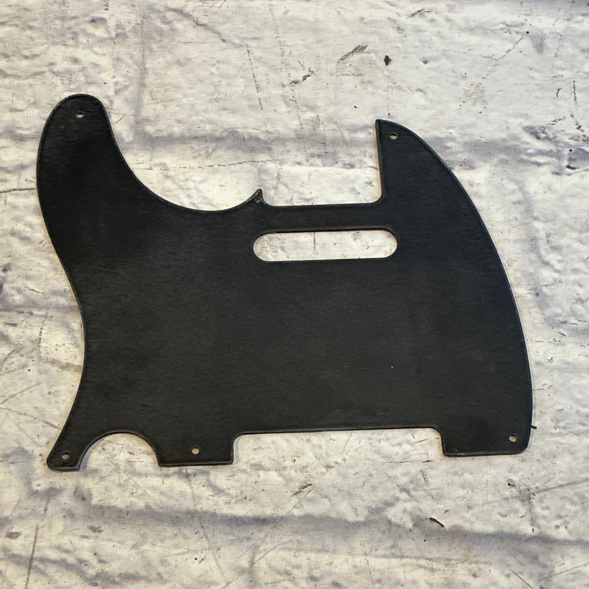 Unknown Black 5-Hole Single Ply Telecaster Pickguard