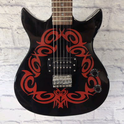 First Act ME455 Double Cutaway with Tribal Pattern