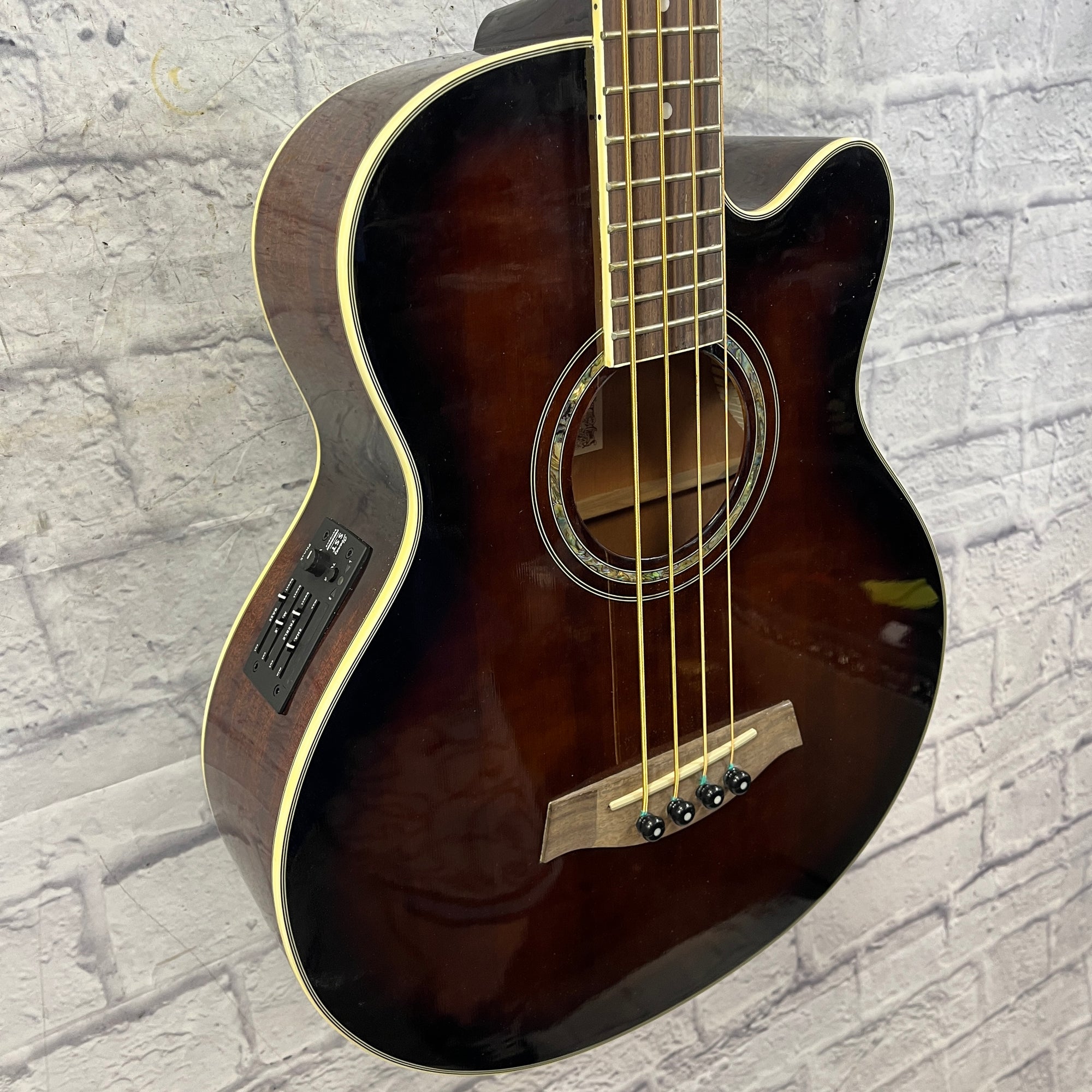 Ibanez AE10E-DVS 4 String Acoustic Bass with Hard Case