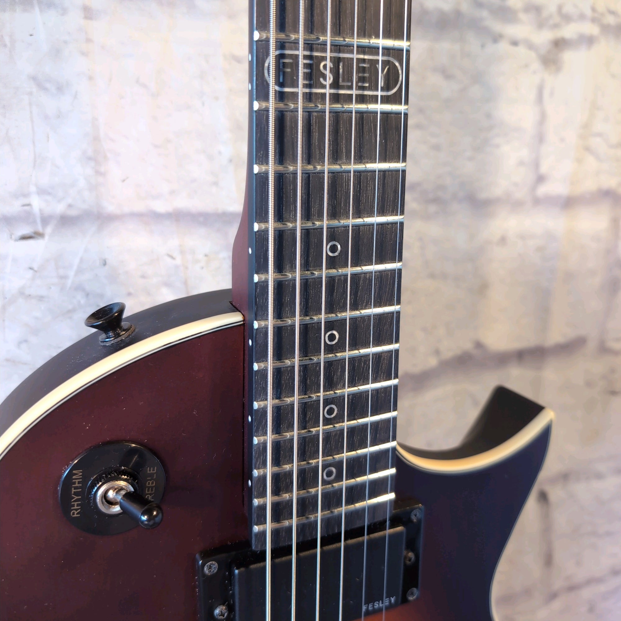 fesley FLP350 Missing Control Cover Electric Guitar