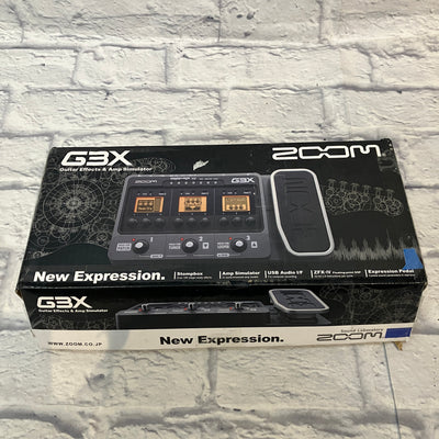 Zoom G3X Guitar Effects & Amp Simulator Effects Pedal - AS IS