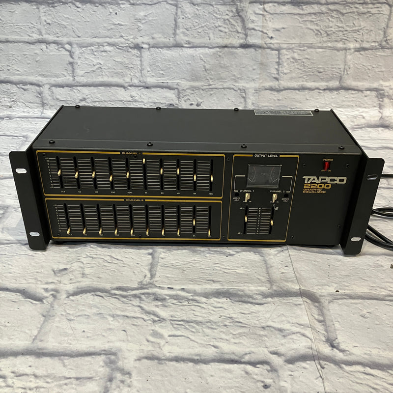 Equalizer Rack Tapco 2200 Graphic Equalizer Rack EQ - Evolution Music