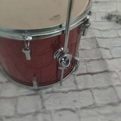 Sonor AQ2 Safari Red Sparkle Drum Kit 10 14 16