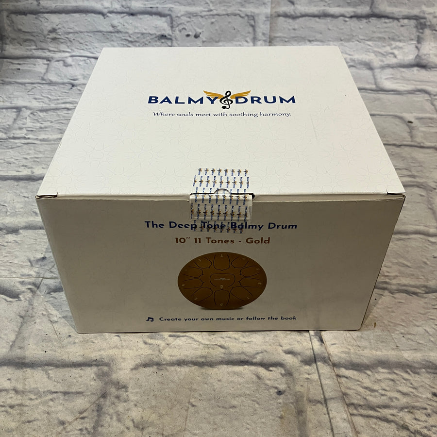 The Deep Tone Balmy Drum 10" 11 Tones - Gold Tongue Drum