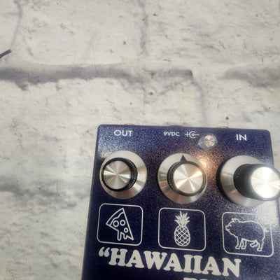 Caroline Hawaiian Pizza Cosmic Purple Gear Hero Exclusive Fuzz Pedal
