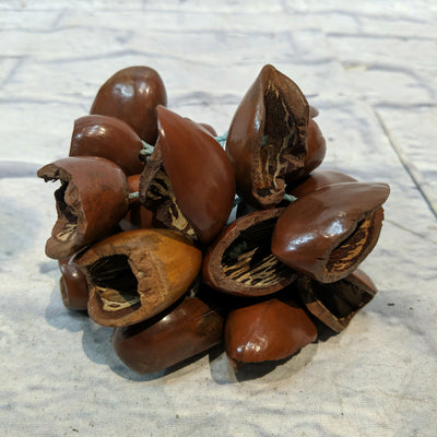 Unknown Three African Seed Pod Rattles Drum Accessory