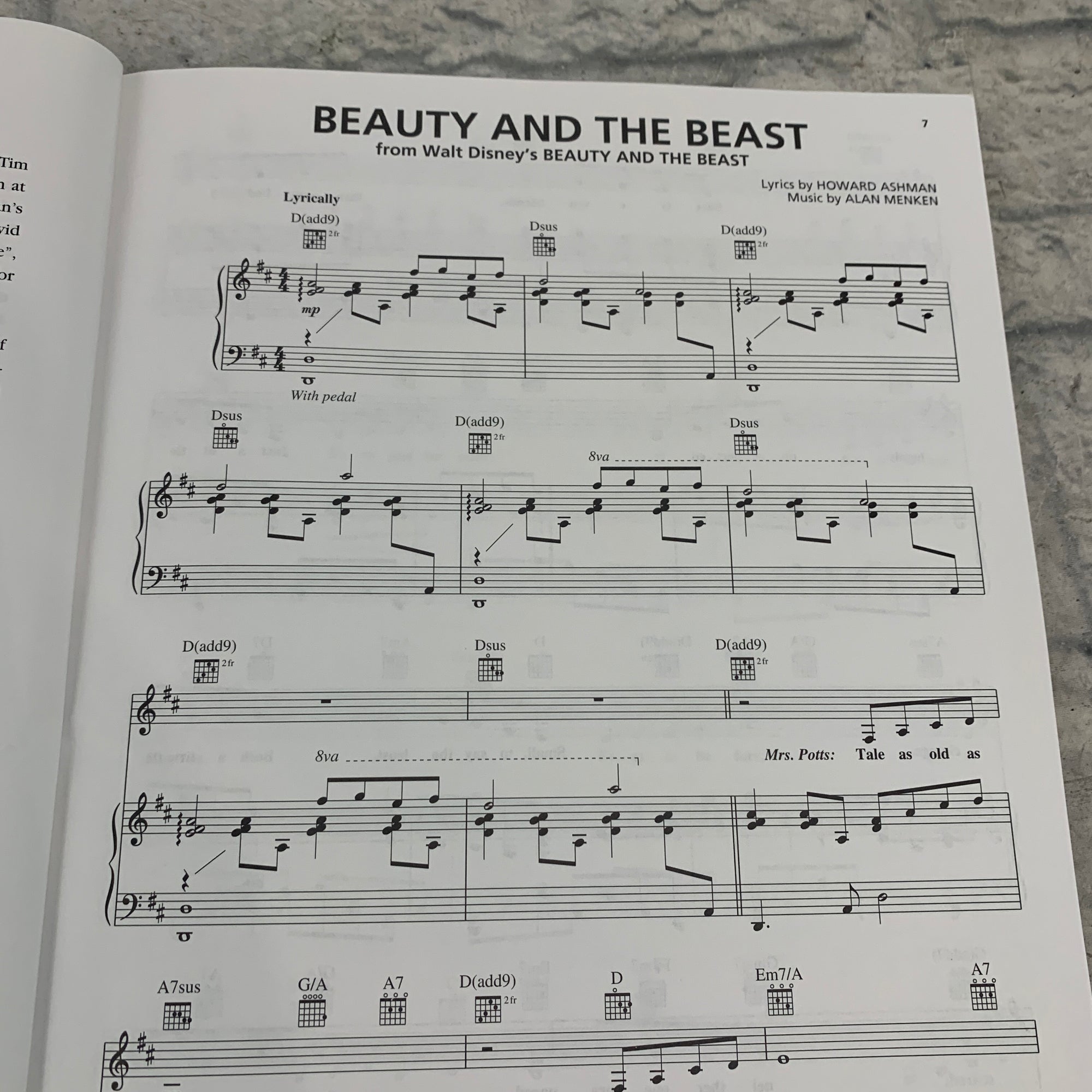 Alan Menken Songbook