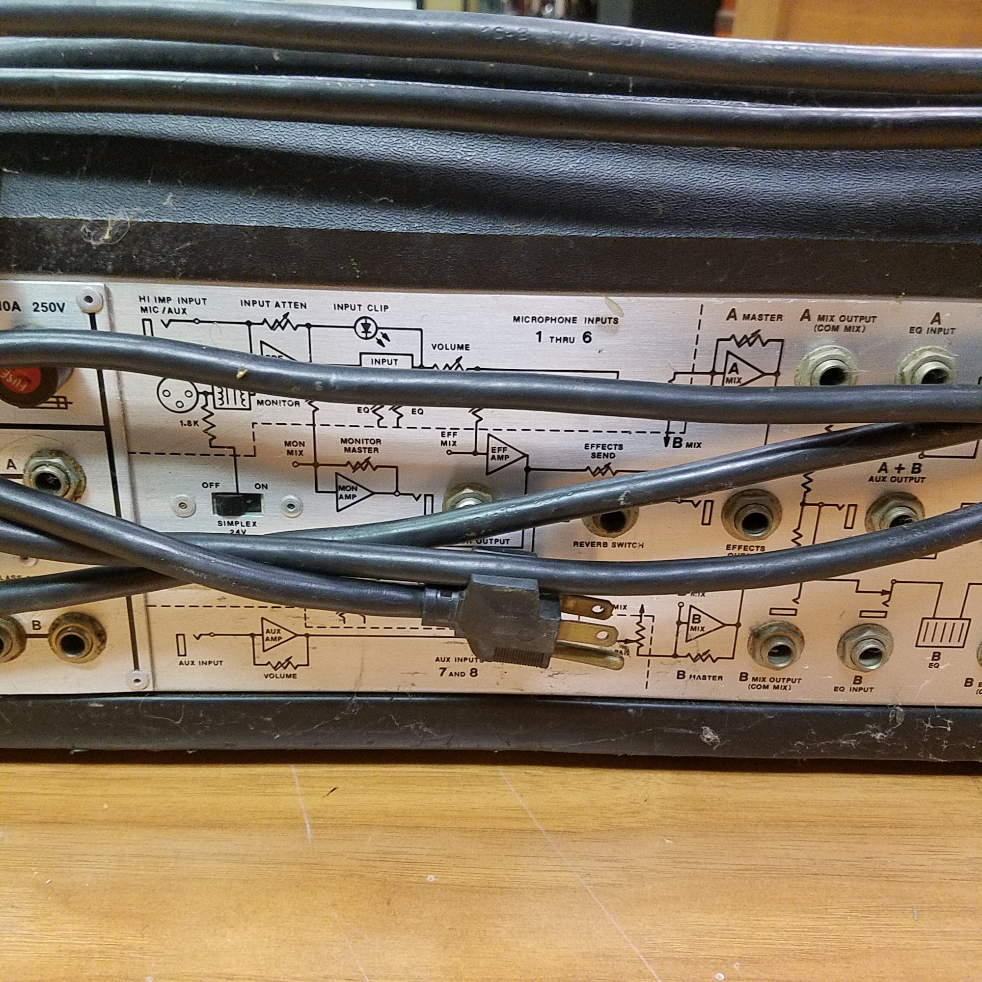 Shure Pro Master Power Console Powered Mixer