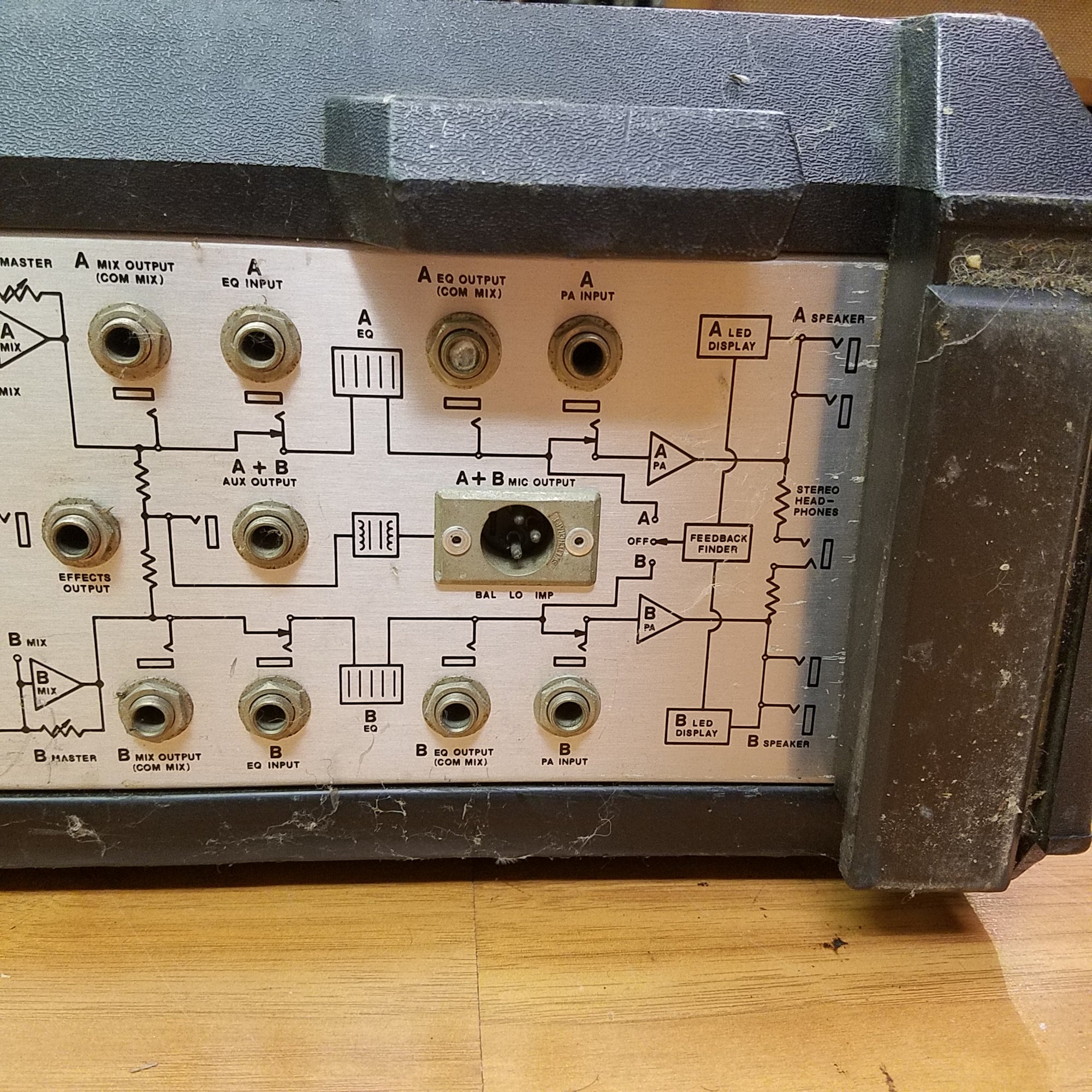 Shure Pro Master Power Console Powered Mixer