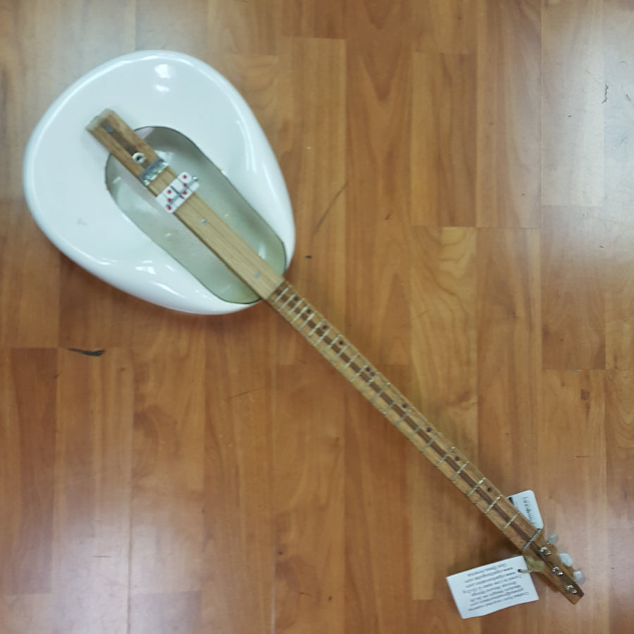 Bed Pan Cigar Box Guitar