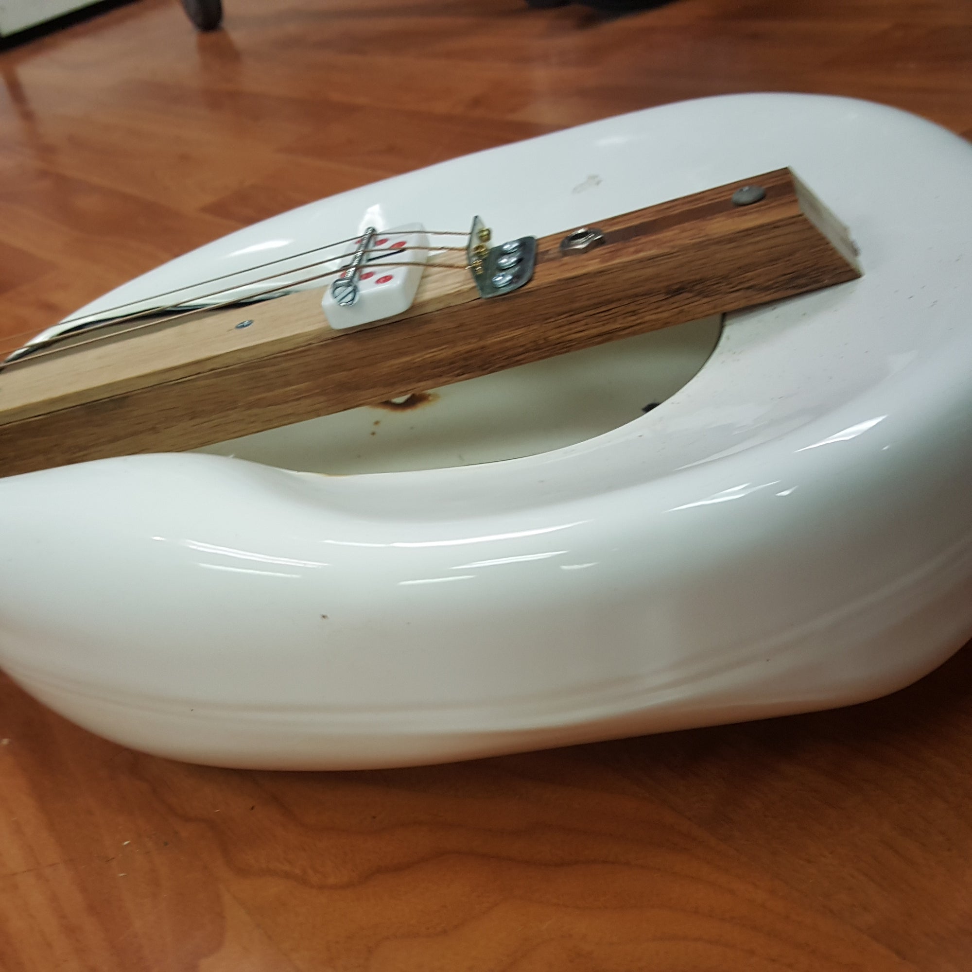 Bed Pan Cigar Box Guitar
