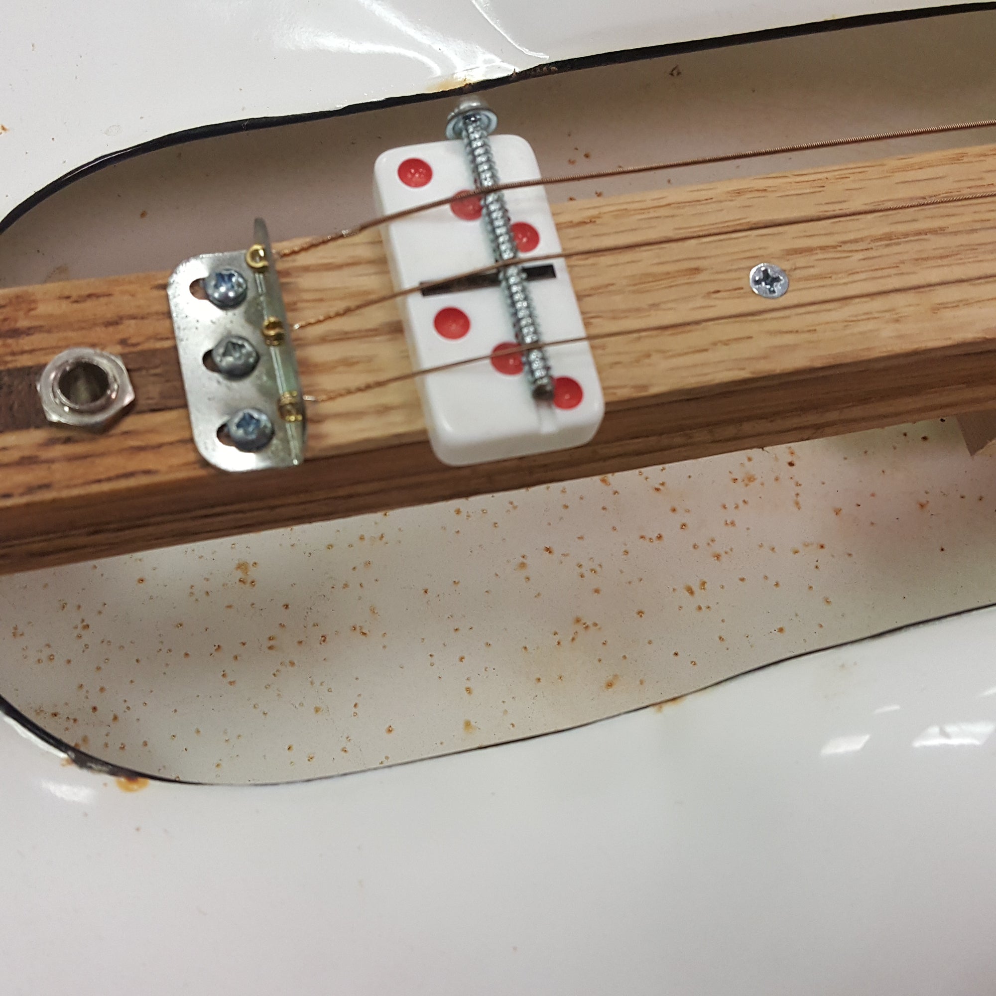 Bed Pan Cigar Box Guitar